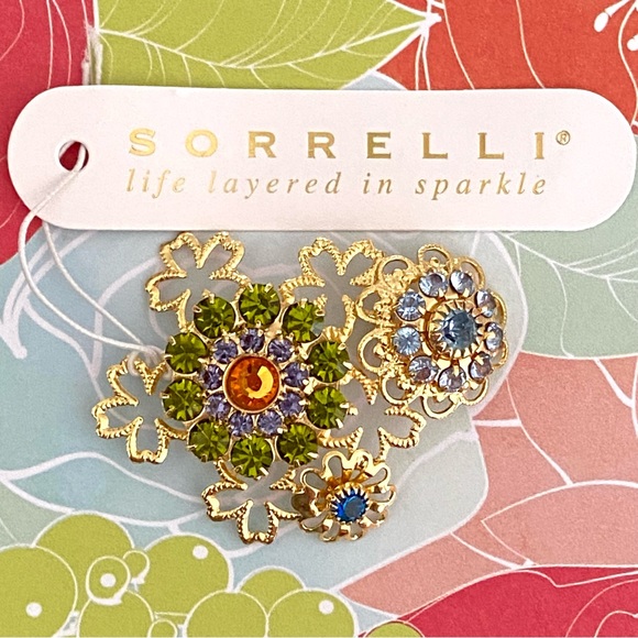 💐HOST PICK💐 NWT Sorrelli Edith Magnetic Brooch - Picture 2 of 9